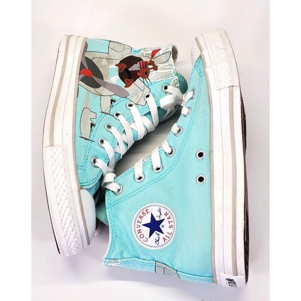 Rare Converse Kids Chuck Taylor All Star Aqua Dog Airplane Size 3 1803 - Picture 12 of 13